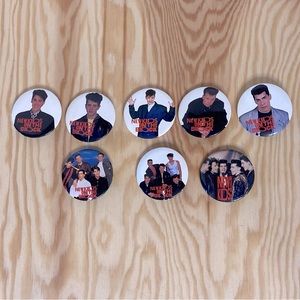 Set of 22 New Kids On The Block (NKOTB) Button Pins